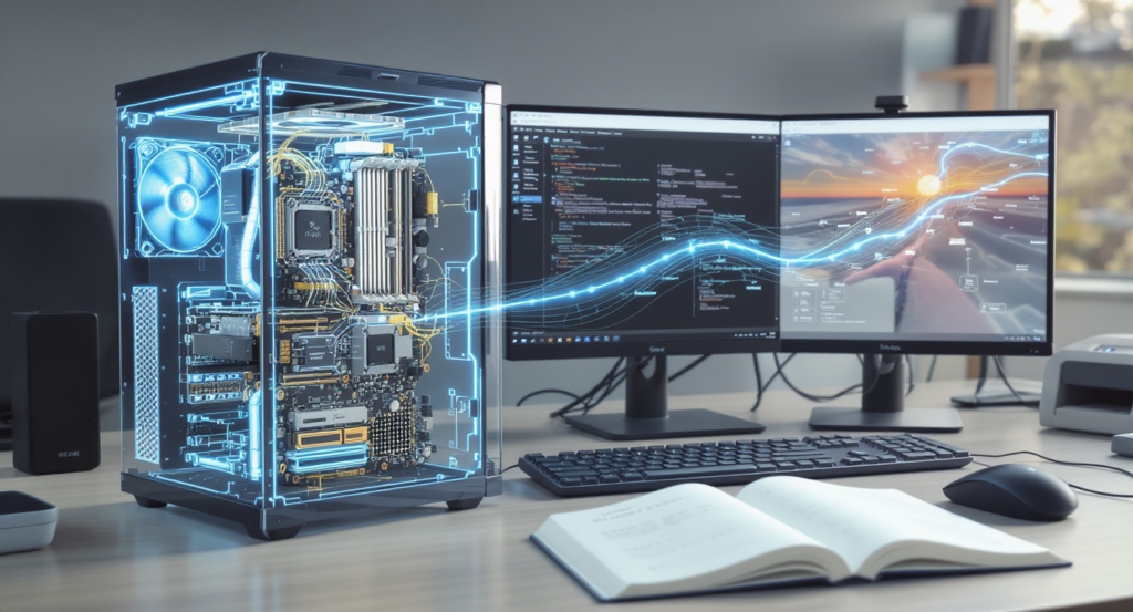 مبانی کامپیوتر: راهنمای جامع سختافزار و نرمافزار برای مبتدیها